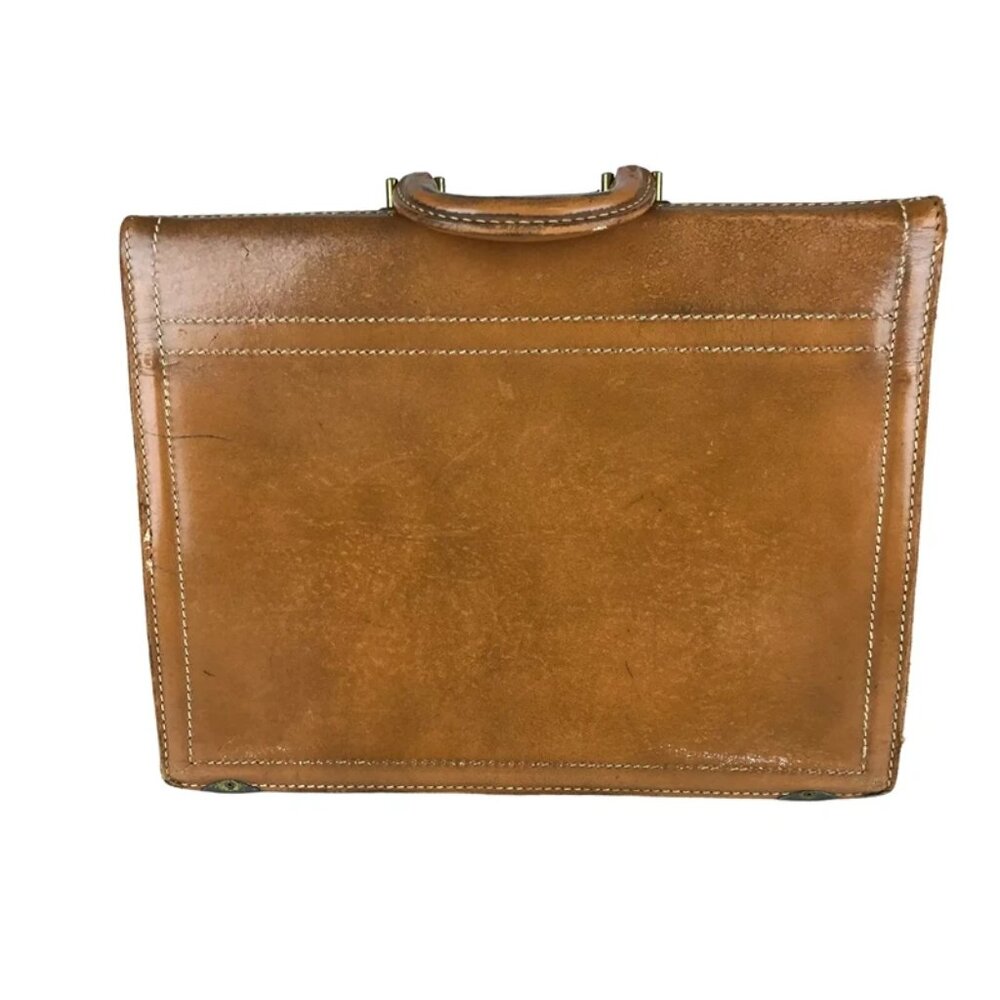 Rexbilt Unisex Adult Brown Leather Top Grain Cowhide Top Handle Briefcase Bag - Picture 4 of 9